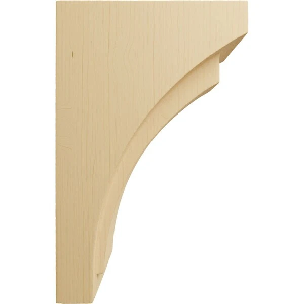 2 1/2"W X 3 3/4"D X 6"H Mini Felix Wood Corbel, Alder 4 2 1/2"W X 3 3/4"D X 6"H Mini Felix Wood Corbel, Alder - Image 2