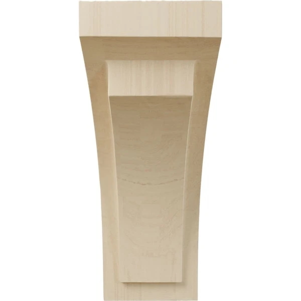 4"W X 5 3/4"D X 10"H Medium Felix Wood Corbel, Rubberwood 6 4"W X 5 3/4"D X 10"H Medium Felix Wood Corbel, Rubberwood - Image 4