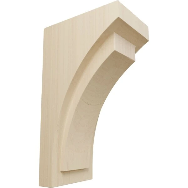 4"W X 5 3/4"D X 10"H Medium Felix Wood Corbel, Rubberwood 3 4"W X 5 3/4"D X 10"H Medium Felix Wood Corbel, Rubberwood