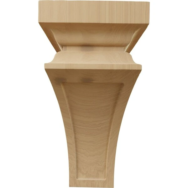 7"W X 7 3/4"D X 14"H Jumbo Nevio Wood Corbel, Cherry 5 7"W X 7 3/4"D X 14"H Jumbo Nevio Wood Corbel, Cherry - Image 3
