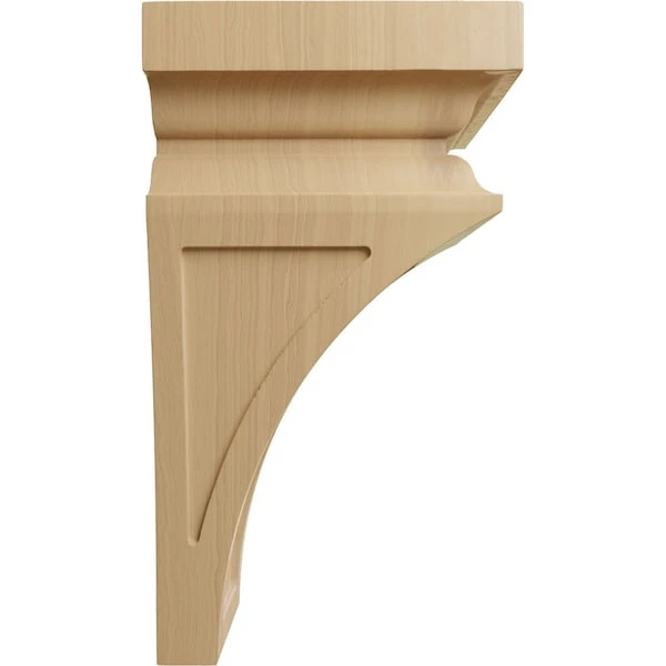 7"W X 7 3/4"D X 14"H Jumbo Nevio Wood Corbel, Cherry 6 7"W X 7 3/4"D X 14"H Jumbo Nevio Wood Corbel, Cherry - Image 4