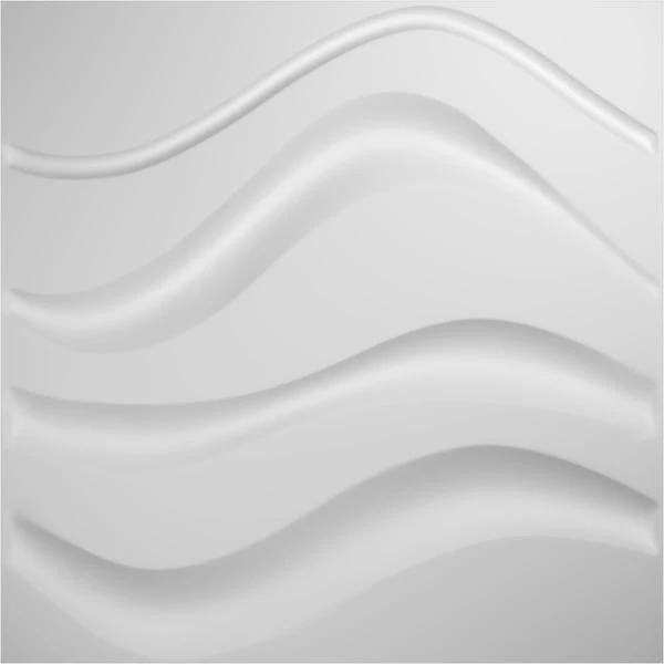 Wave EnduraWall Decorative 3D Wall Panel, White, 19 5/8"W X 19 5/8"H 5 Wave EnduraWall Decorative 3D Wall Panel, White, 19 5/8"W X 19 5/8"H - Image 3