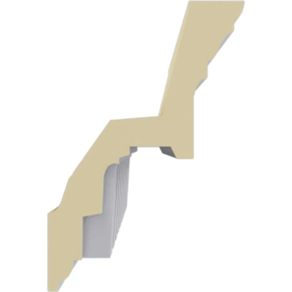 2 7/8"H X 2 5/8"P X 3 3/4"F X 94 1/2"L Dentil Crown Moulding 4 2 7/8"H X 2 5/8"P X 3 3/4"F X 94 1/2"L Dentil Crown Moulding - Image 2