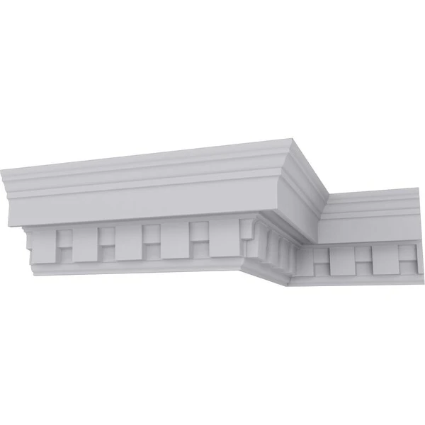 2 7/8"H X 2 5/8"P X 3 3/4"F X 94 1/2"L Dentil Crown Moulding 11 2 7/8"H X 2 5/8"P X 3 3/4"F X 94 1/2"L Dentil Crown Moulding - Image 9