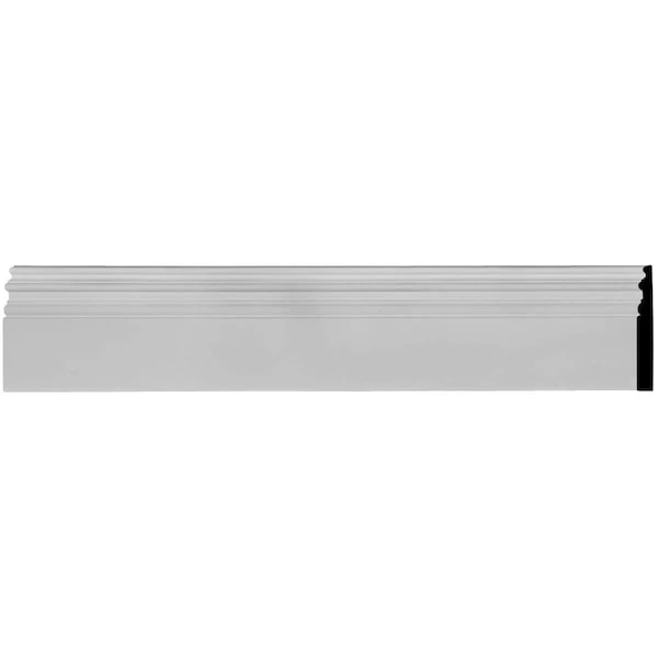 7 3/8"H X 1"P X 94 1/2"L Hillsborough Baseboard Moulding 3 7 3/8"H X 1"P X 94 1/2"L Hillsborough Baseboard Moulding