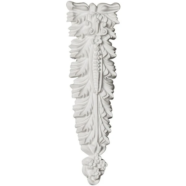 2 3/8"W X 6 7/8"H X 5/8"P Ashford Leaf Onlay 6 2 3/8"W X 6 7/8"H X 5/8"P Ashford Leaf Onlay - Image 4