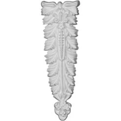 2 3/8"W X 6 7/8"H X 5/8"P Ashford Leaf Onlay