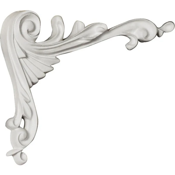 4 3/4"W X 5 7/8"H X 7/8"P Loera Scroll Onlay, Right 6 4 3/4"W X 5 7/8"H X 7/8"P Loera Scroll Onlay, Right - Image 4