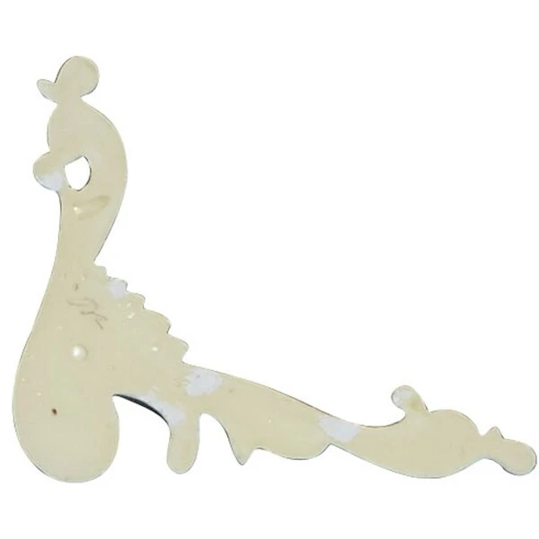 4 3/4"W X 5 7/8"H X 7/8"P Loera Scroll Onlay, Right 4 4 3/4"W X 5 7/8"H X 7/8"P Loera Scroll Onlay, Right - Image 2