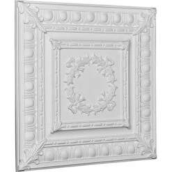 24"W X 24"H X 3/4"P Milton Egg & Dart Ceiling Tile -ZORO Materials Sale PCI20Enterprises20dba20Ekena20Millwork 669749xx01xx72bb8a