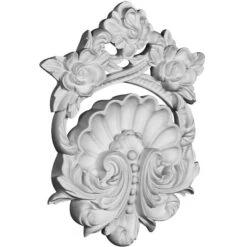 8"W X 9 7/8"H X 1 1/4"P Pesaro Shell Center Onlay -ZORO Materials Sale PCI20Enterprises20dba20Ekena20Millwork 669781xx01xx315130