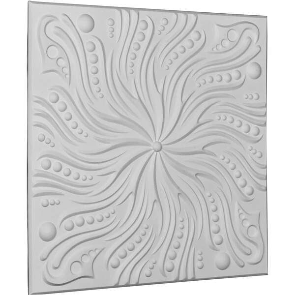 24"W X 24"H X 5/8"P Swirl Ceiling Tile 4 24"W X 24"H X 5/8"P Swirl Ceiling Tile - Image 2