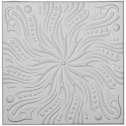 24"W X 24"H X 5/8"P Swirl Ceiling Tile