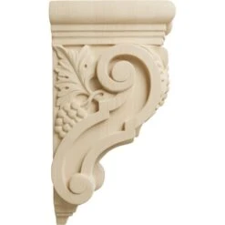 3 1/2"W X 4 3/8"D X 7 7/8"H Small Grape Bunches Corbel, Rubberwood -ZORO Materials Sale PCI20Enterprises20dba20Ekena20Millwork 704516xx02xx29cd78