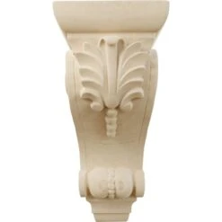 3 3/4"W X 4 3/8"D X 8 1/2"H Medium Fig Leaf Corbel, Rubberwood -ZORO Materials Sale PCI20Enterprises20dba20Ekena20Millwork 704517xx01xx2fa7ec