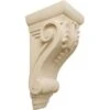3 3/4"W X 4 3/8"D X 8 1/2"H Medium Fig Leaf Corbel, Rubberwood -ZORO Materials Sale PCI20Enterprises20dba20Ekena20Millwork 704517xx837984