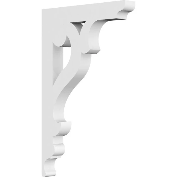 Brontes Architectural Grade PVC Bracket, 5/8"W X 4 1/2"D X 7"H 3 Brontes Architectural Grade PVC Bracket, 5/8"W X 4 1/2"D X 7"H