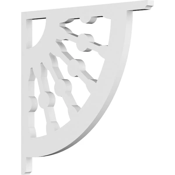 Classic Wagon Wheel Architectural Grade PVC Bracket, 5/8"W X 12"D X 12"H 3 Classic Wagon Wheel Architectural Grade PVC Bracket, 5/8"W X 12"D X 12"H