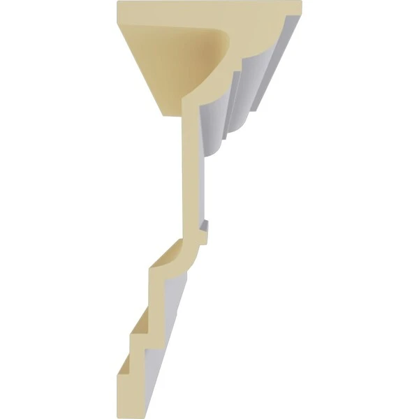 19"H X 8 3/8"P X 20 1/2"F X 94 1/2"L Traditional Massive Smooth Crown Moulding 4 19"H X 8 3/8"P X 20 1/2"F X 94 1/2"L Traditional Massive Smooth Crown Moulding - Image 2