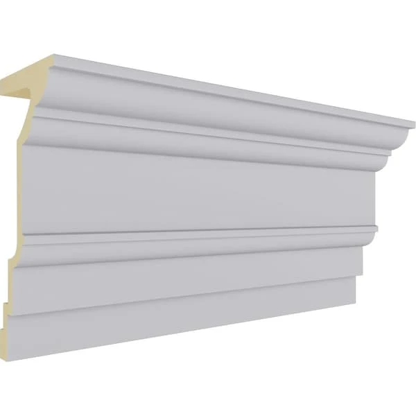 19"H X 8 3/8"P X 20 1/2"F X 94 1/2"L Traditional Massive Smooth Crown Moulding 12 19"H X 8 3/8"P X 20 1/2"F X 94 1/2"L Traditional Massive Smooth Crown Moulding - Image 10