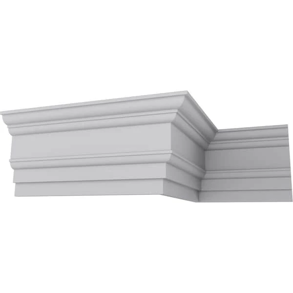 19"H X 8 3/8"P X 20 1/2"F X 94 1/2"L Traditional Massive Smooth Crown Moulding 6 19"H X 8 3/8"P X 20 1/2"F X 94 1/2"L Traditional Massive Smooth Crown Moulding - Image 4
