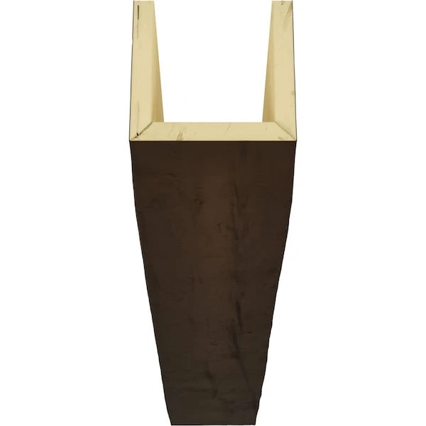 3-Sided (U-beam) Riverwood Endurathane Faux Wood Ceiling Beam, NaturaL Mahogany, 10"W X 6"H X 20'L 6 3-Sided (U-beam) Riverwood Endurathane Faux Wood Ceiling Beam, NaturaL Mahogany, 10"W X 6"H X 20'L - Image 4