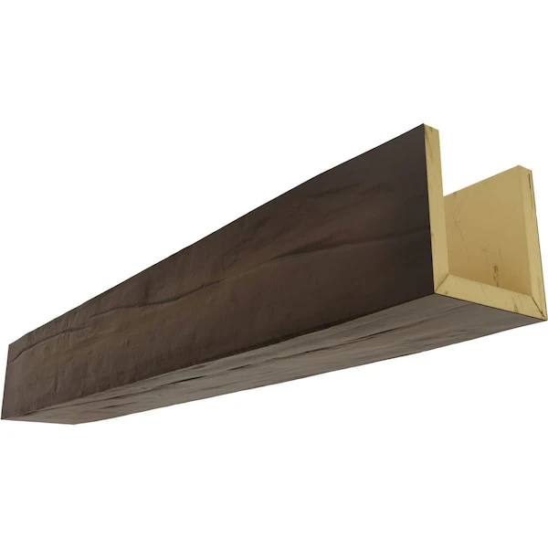 3-Sided (U-beam) Riverwood Endurathane Faux Wood Ceiling Beam, NaturaL Mahogany, 10"W X 6"H X 20'L 3 3-Sided (U-beam) Riverwood Endurathane Faux Wood Ceiling Beam, NaturaL Mahogany, 10"W X 6"H X 20'L