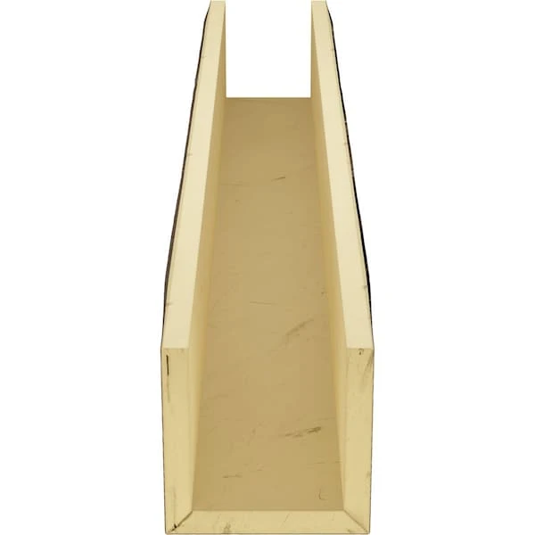 3-Sided (U-beam) Sandblasted Endurathane Faux Wood Ceiling Beam, Vintage Mahogany, 4"Wx12"H X14'L 10 3-Sided (U-beam) Sandblasted Endurathane Faux Wood Ceiling Beam, Vintage Mahogany, 4"Wx12"H X14'L - Image 8