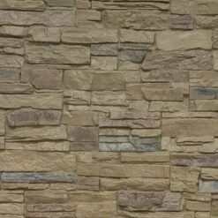 9"W X 8"H Canyon Ridge Stacked Stone, StoneWall Faux Stone Siding Panel, Colfax